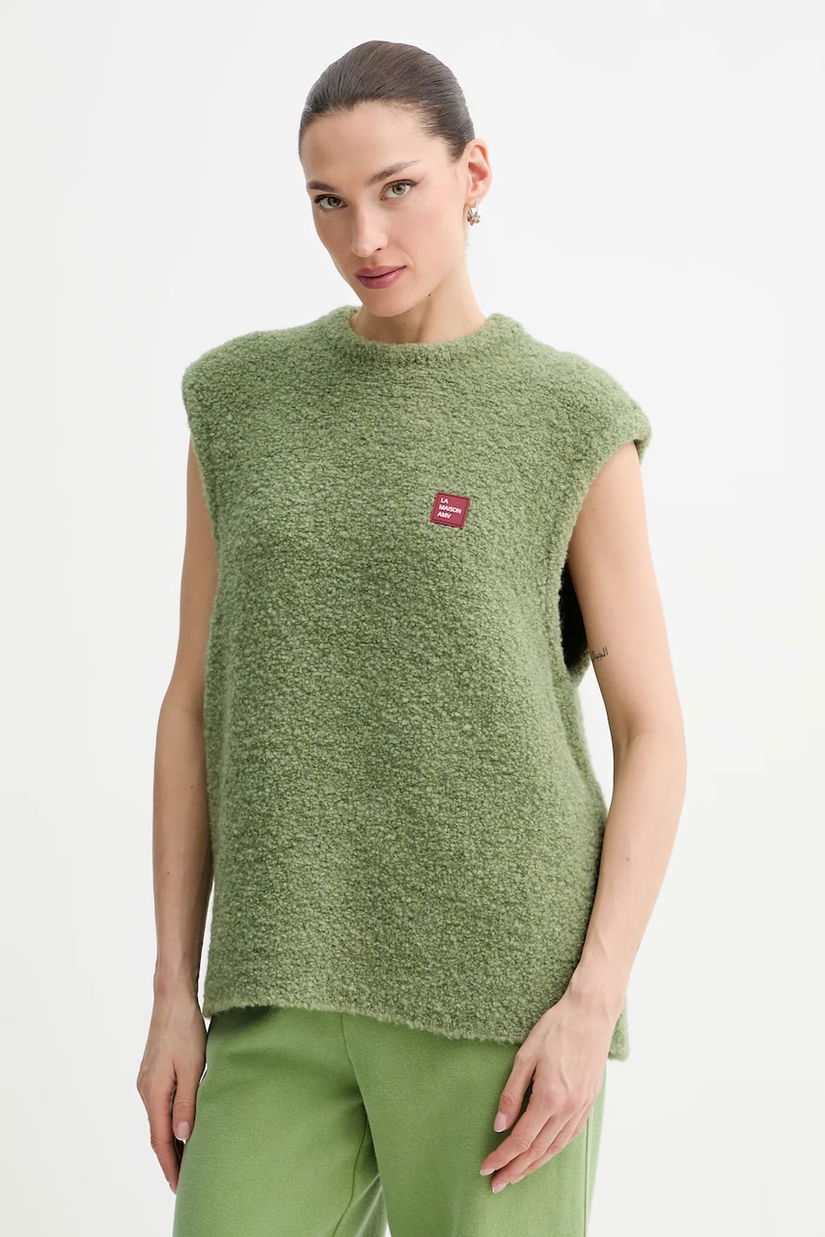 American Vintage vestă din amestec de lână