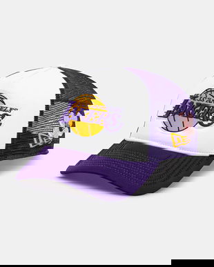 New Era șapcă NBA Flower Trucker Lakers