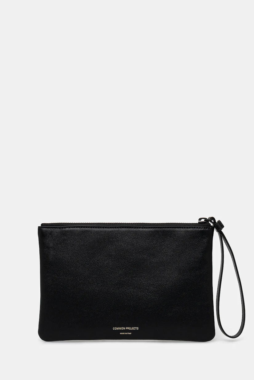 Common Projects borsetă de piele Small Flat Pouch