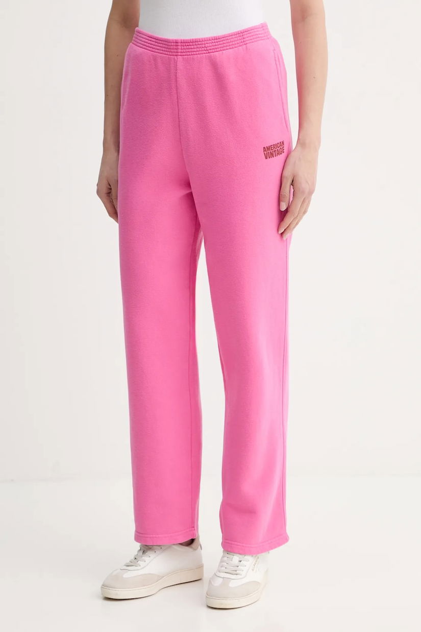 American Vintage pantaloni de trening din bumbac