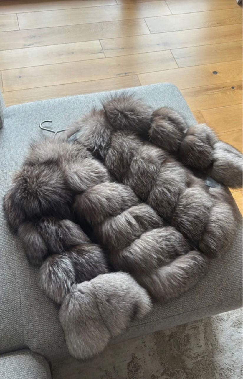 Blană naturală vulpe