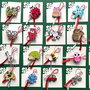 Martisor, brosa figurine din lemn