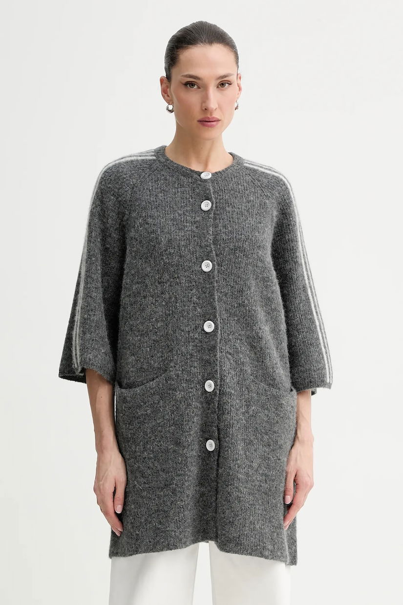 American Vintage cardigan din amestec de lână