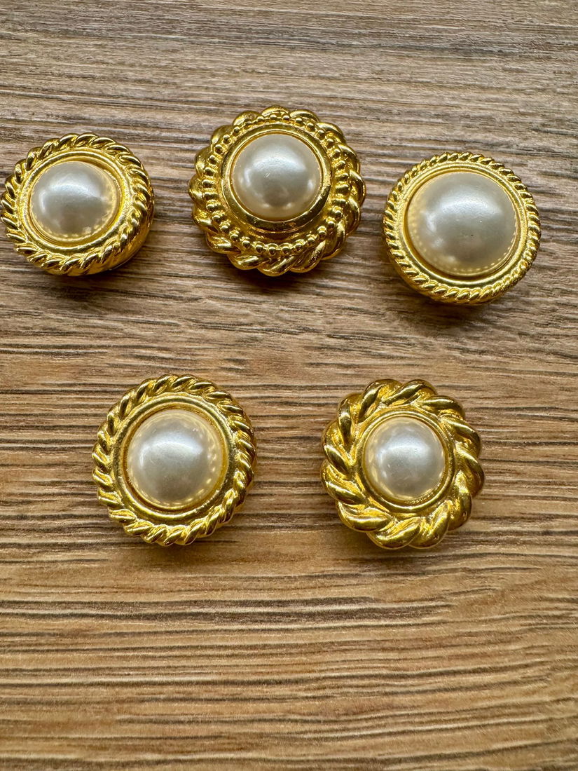 ACCESORII BIJUTERIE NASTURI FAUX PERLE