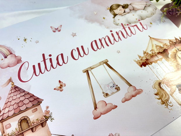 Cutie trusou botez - Little girl