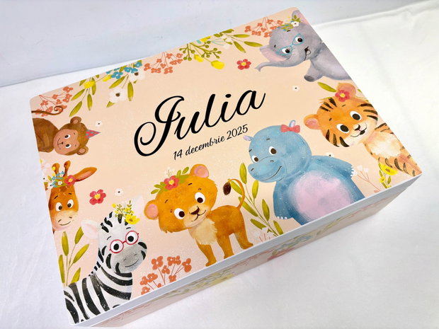 Cutie trusou botez - Wild animals