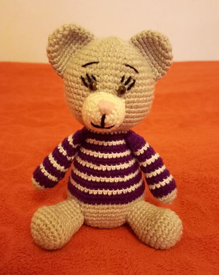 Jucărie croșetată handmade  unicat, sigură pentru copii