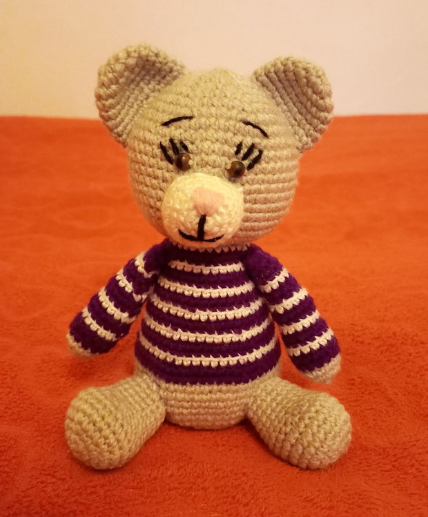 Jucărie croșetată handmade unicat, sigură pentru copii