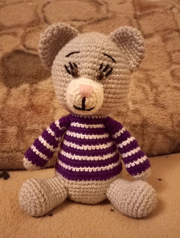 Jucărie croșetată handmade unicat, sigură pentru copii