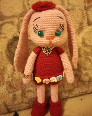 Jucărie croșetată handmade  unicat, sigură pentru copii