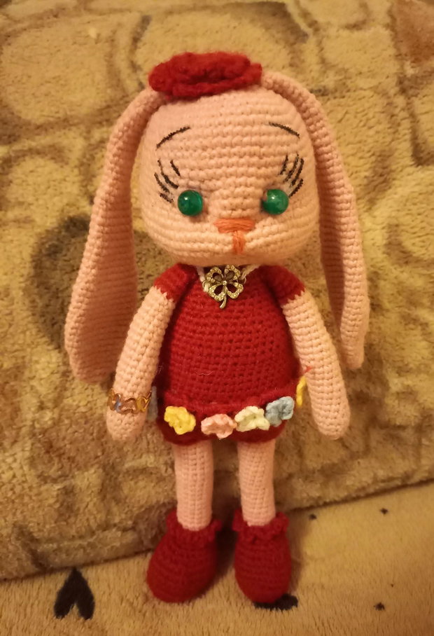 Jucărie croșetată handmade unicat, sigură pentru copii