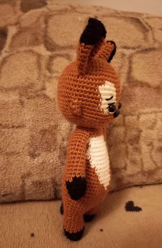 Jucărie croșetată handmade unicat, sigură pentru copii, 2326 cm