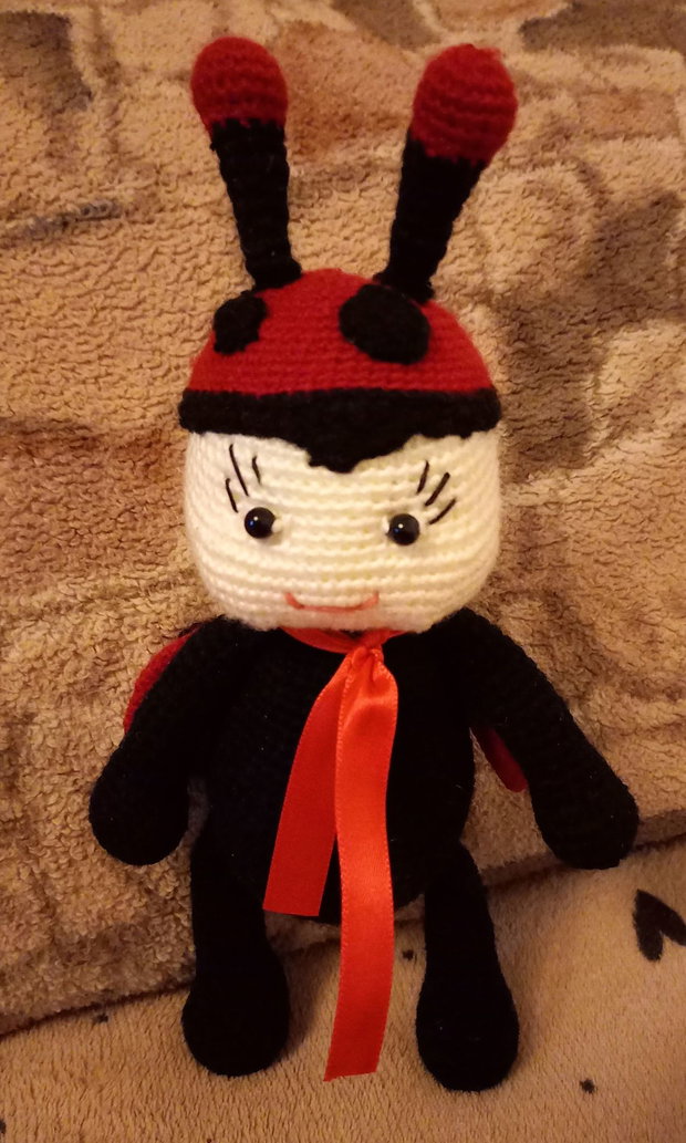 Jucărie croșetată handmade unicat, sigură pentru copii, 2326 cm