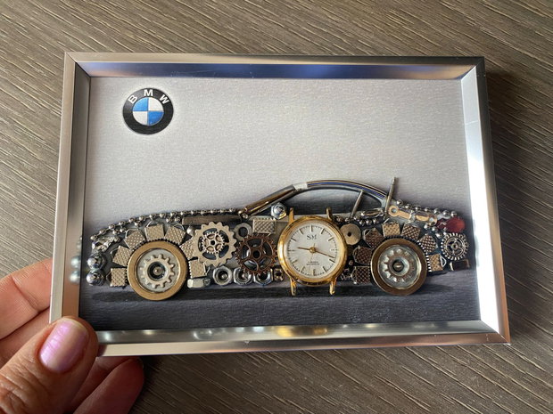 Masina model BMW Cod M 707・Cadouri barbati・Colaj auto de colecție・Decoratiune punk birou