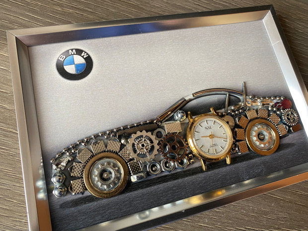 Masina model BMW Cod M 707・Cadouri barbati・Colaj auto de colecție・Decoratiune punk birou