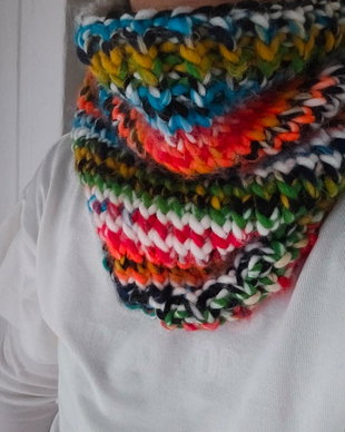 Fular circular oversized