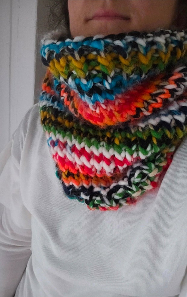 Fular circular oversized