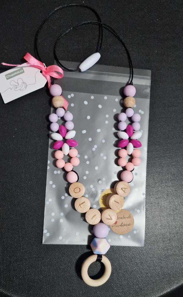 Colier pentru alaptare - dentitie si babywearing handmade