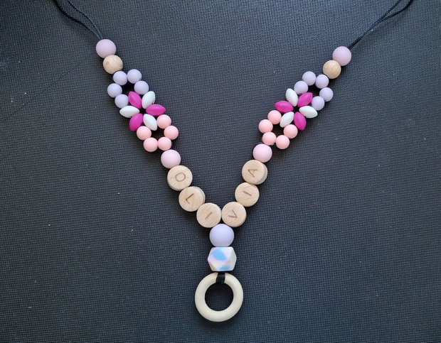Colier pentru alaptare - dentitie si babywearing handmade