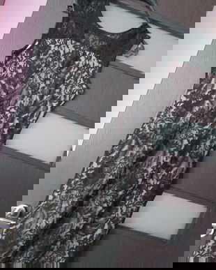 rochie dantelata eleganta Apricot S