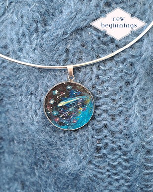 Colier "Starry skies"