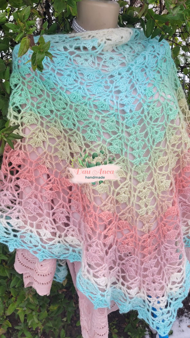 Sal crosetat "Blooming hydrangea"