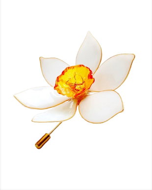 BROȘĂ NARCISĂ