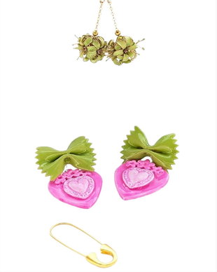 CERCEI FARFALLE  PASTA POP  3 in1,  Bijuterii Unicat LIL.LU.BIJOUX