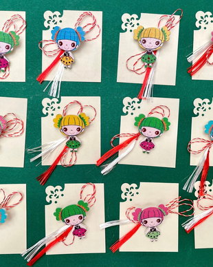 Martisor, brosa fetita