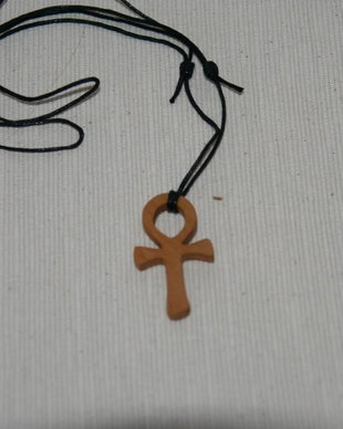 Pandantiv din lemn *Ankh* - handmade