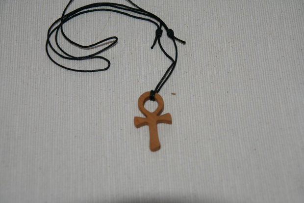 Pandantiv din lemn *Ankh* - handmade