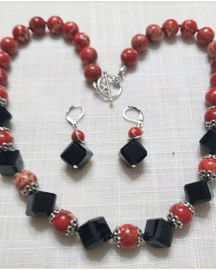 SET- REGALIT ROSU SI ONIX