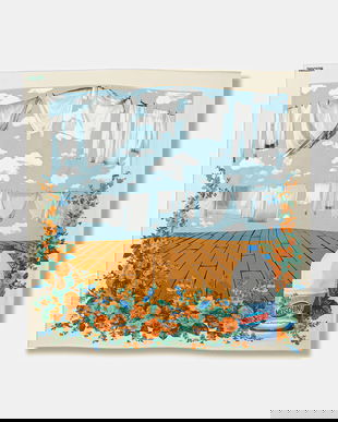 Moschino eșarfă de mătase