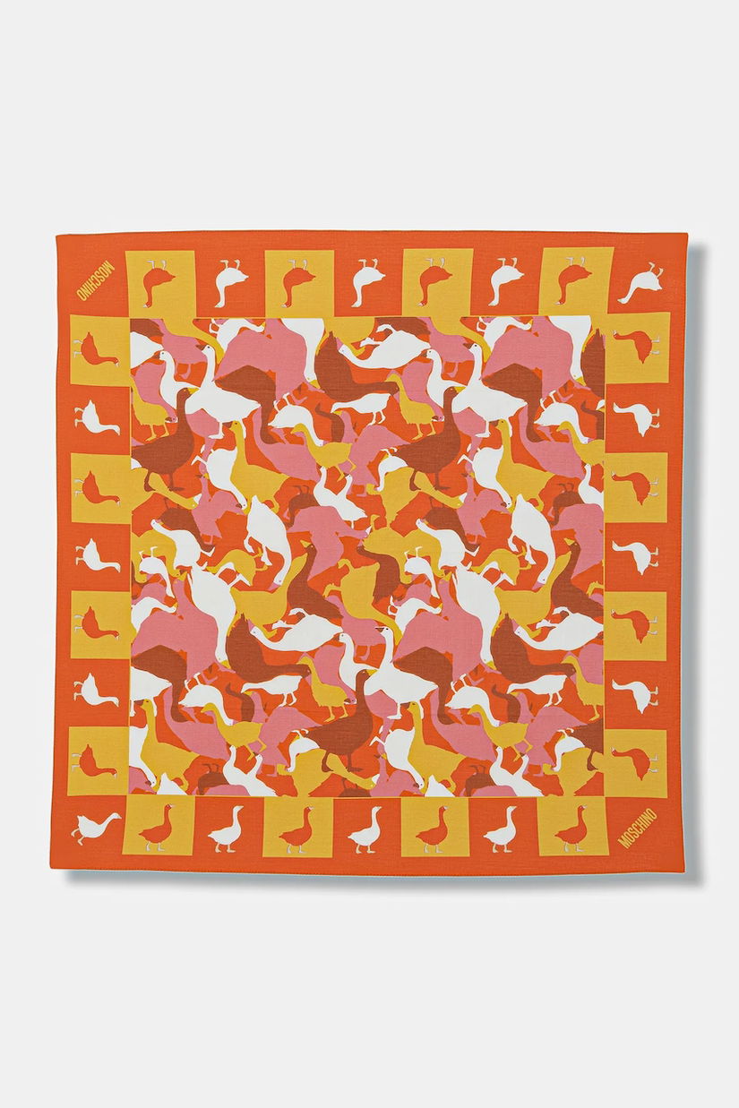 Moschino eșarfă de bumbac