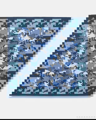 Moschino eșarfă de bumbac