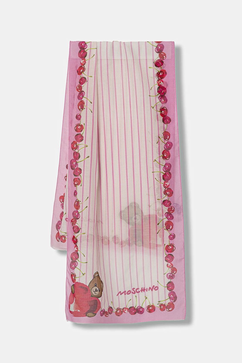 Moschino eșarfă cu mătase