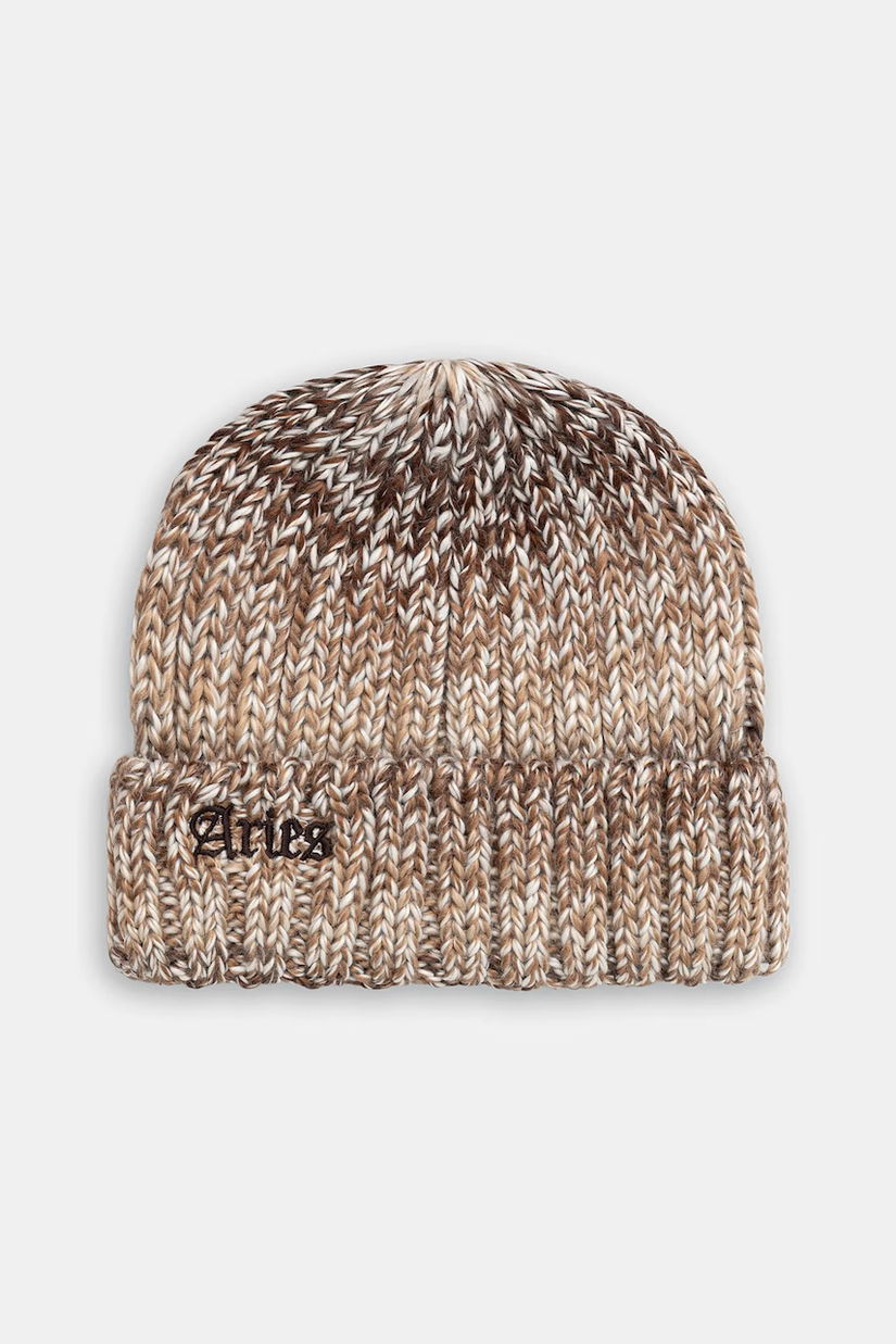 Aries pălărie din amestec de lână Rib Knit Space Dye