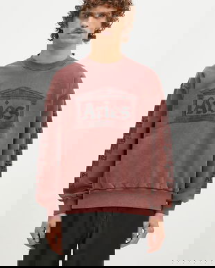 Aries hanorac de bumbac Aged Ancient Column Sweat