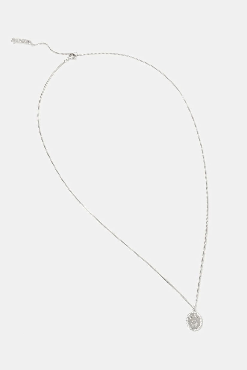 Aries colier Chain Necklace With Fly Paved Pendants