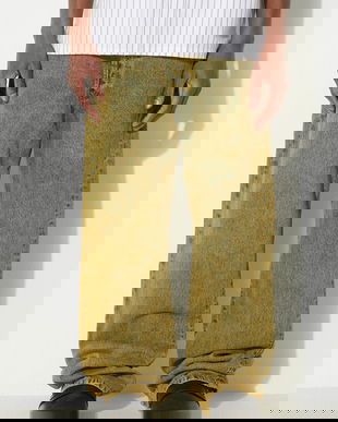 Aries jeansi Acid Wash Batten Jean