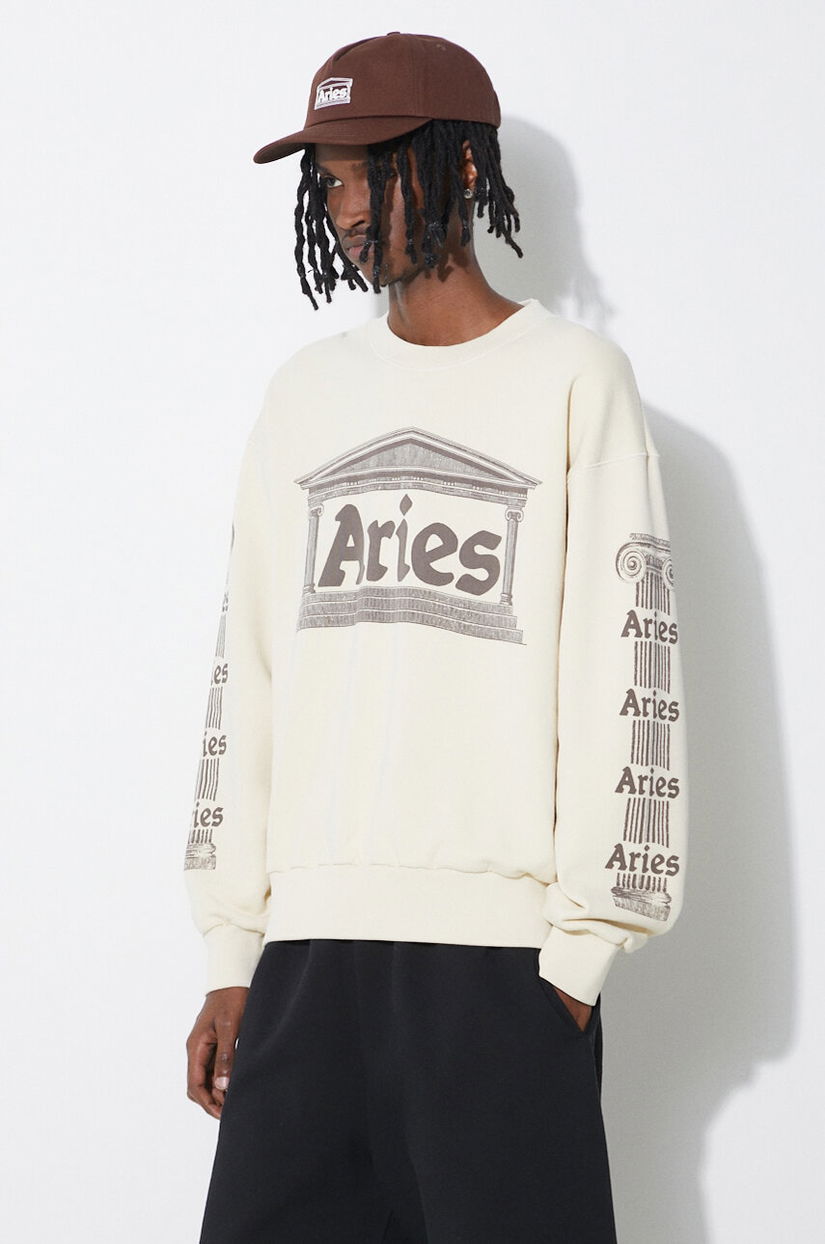 Aries hanorac de bumbac Ancient Column Sweat