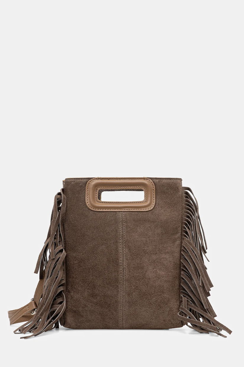 Answear.LAB geanta de mana din piele intoarsa