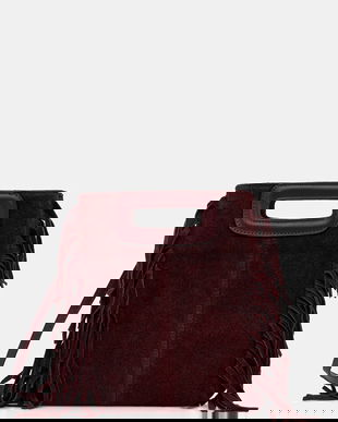 Answear.LAB geanta de mana din piele intoarsa