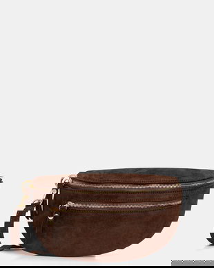 Answear.LAB geantă de piele întoarsă