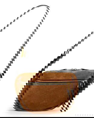 AllSaints geantă de mână din piele întoarsă