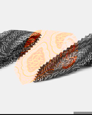 Drôle de Monsieur cravată de mătase La Cravate MEdaillon