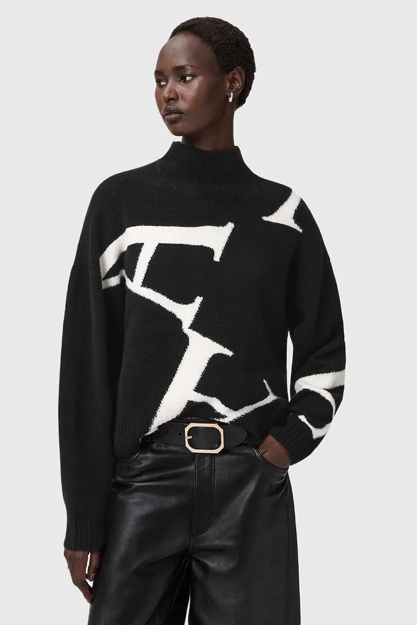 AllSaints pulover din amestec de lână A STAR