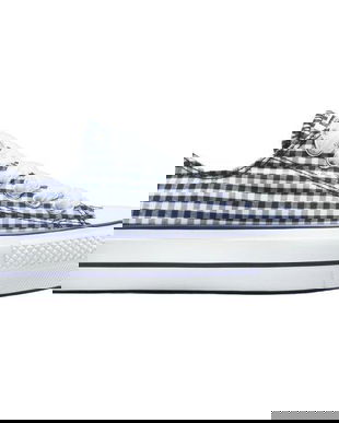 Tenisi unisex Converse Chuck Taylor All Star Lift Platform Gingham A13664C, 40, Albastru