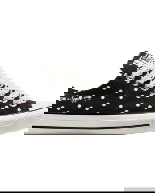 Tenisi unisex Converse Chuck Taylor All Star Polka Dot A12570C, 39.5, Negru