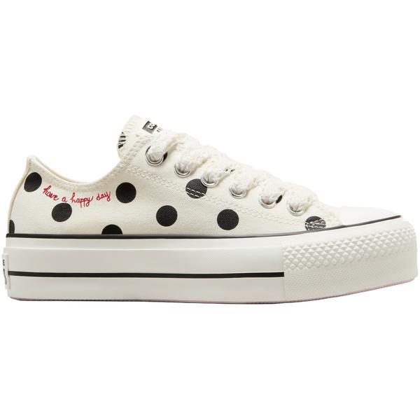 Tenisi unisex Converse Chuck Taylor All Star Lift Platform Polka Dots A10689C, 41, Bej